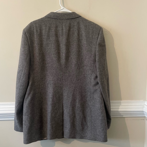 Brook Brothers 100% camel hair grey blazer NEW WITH TAGS - Picture 5 of 6
